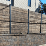 Soundproof backyard fence reducing outside noise