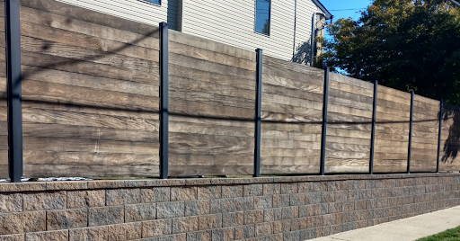 Soundproof backyard fence reducing outside noise