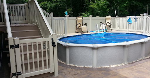 Pool safety fence installation process