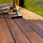 Reapply Deck Stain UV Protection