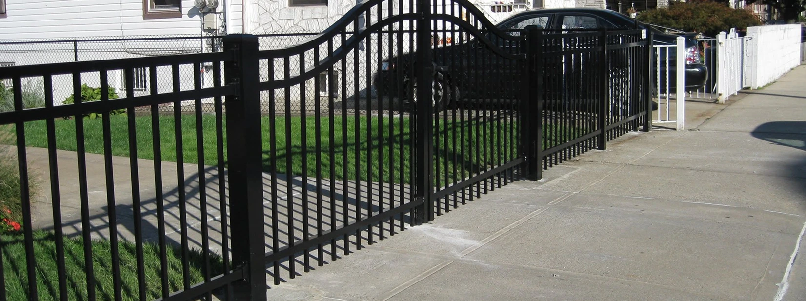 Completed Staten Island Aluminum Fence Project
